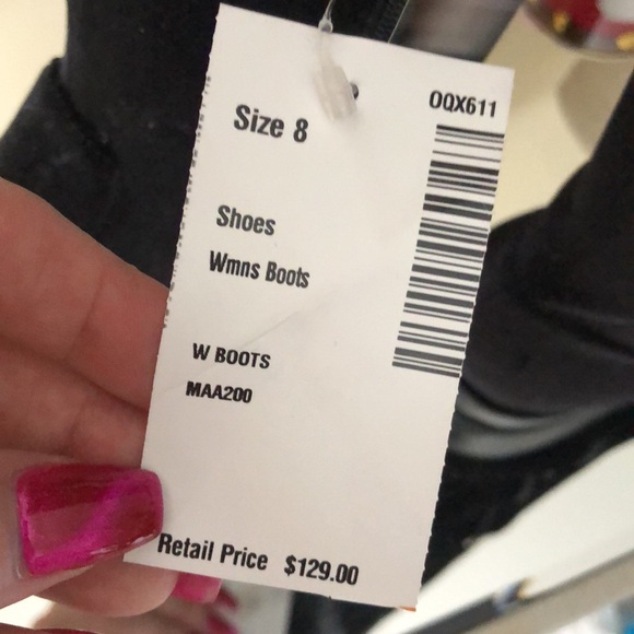 New MARC FISHER Black Velvet Over the Knee Boots - Picture 7 of 14